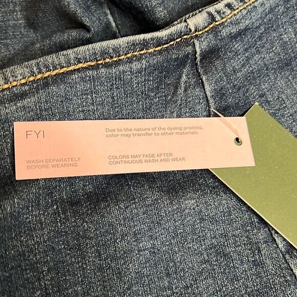 NWT WILD FABLE Jean Mini Skirt 4X Blue Denim Above Knee Mid Rise Stretch Classic - Picture 8 of 9